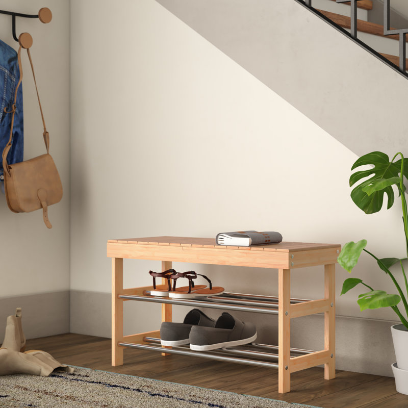 17 Stories Schuhbank für 6 Paar Schuhe | Wayfair.de